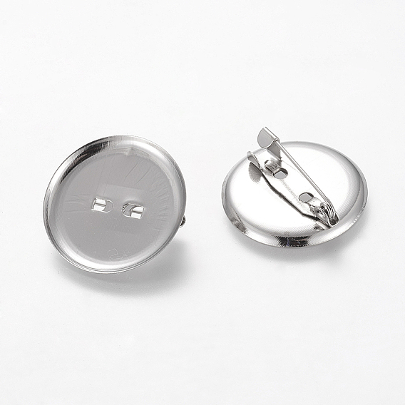 Железная фурниутра для броши, 6 мм, внутренний диаметр: 24 мм