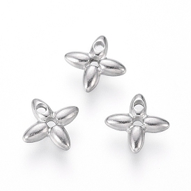 304 Stainless Steel Tiny Cross Charms