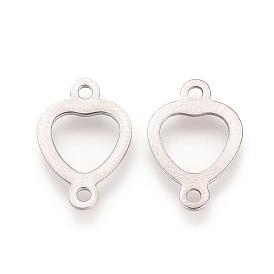 201 Stainless Steel Links/Connectors, Heart