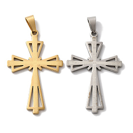 Вакуумное покрытие pvd 304 подвески из нержавеющей стали, крест прелести, религия