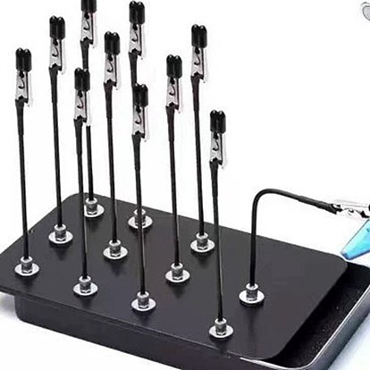 Пластиковая подставка под покраску, модель хобби запчасти холд, с железным зажимом типа «крокодил»