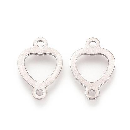 201 Stainless Steel Links/Connectors, Heart