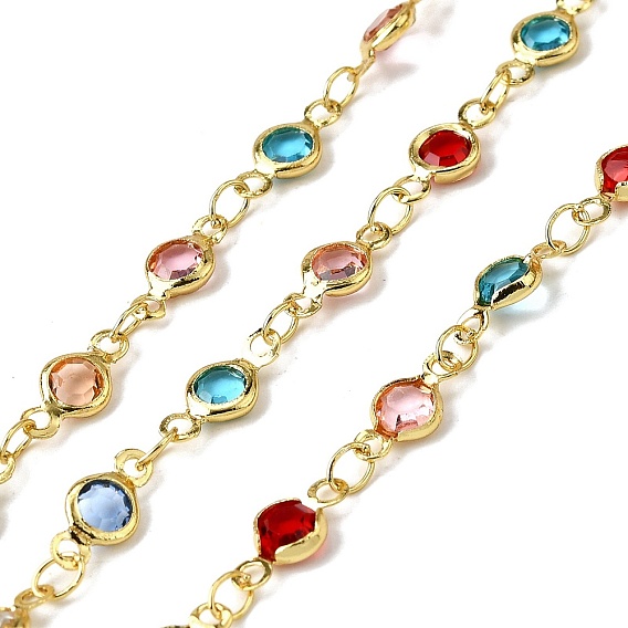 Латунные плоские круглозвенные цепи, со стеклом, без свинца и без кадмия, долговечный, стойки покрытие, пайки, с катушкой