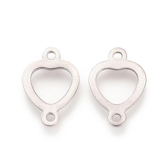 201 Stainless Steel Links/Connectors, Heart