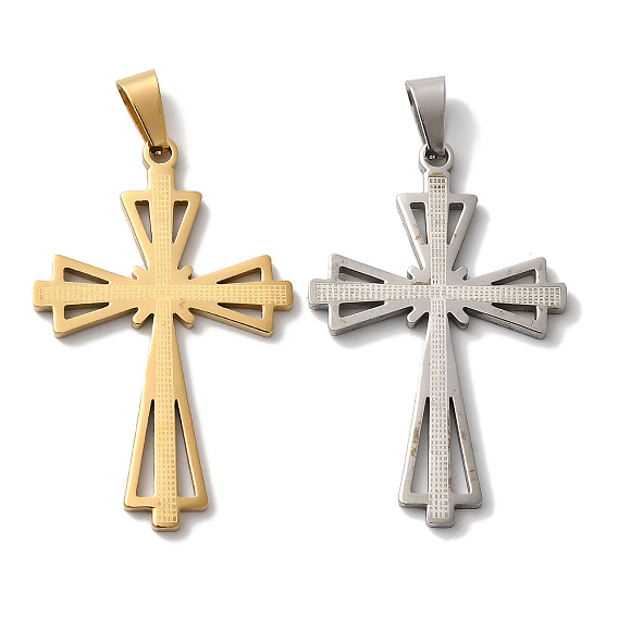 Вакуумное покрытие pvd 304 подвески из нержавеющей стали, крест прелести, религия