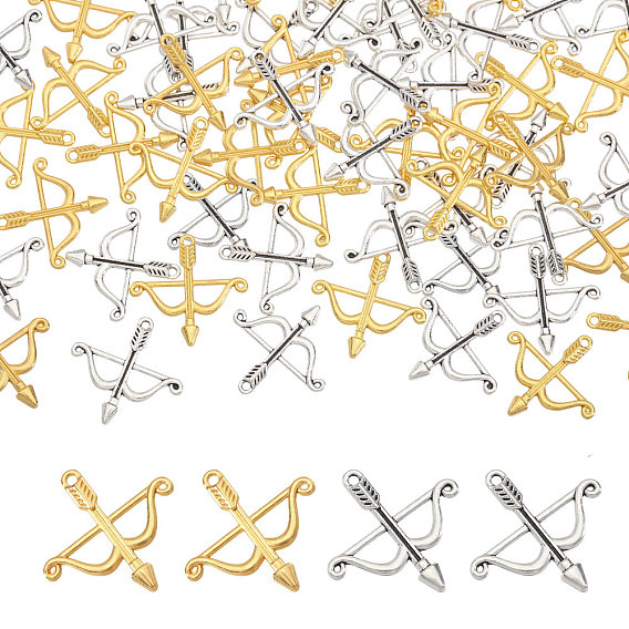 100 шт 2 цвета подвески из сплава в тибетском стиле, стрелка