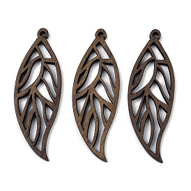 Подвески из орехового дерева, лист