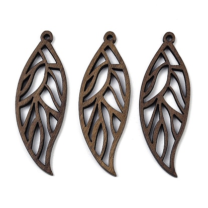 Подвески из орехового дерева, лист