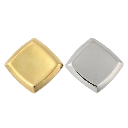 304 из нержавеющей стали большие кулоны, ромб прелести, ионное покрытие (ip)