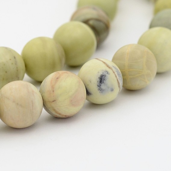 Натуральное сливочное масло нефрита нити круглый шарик