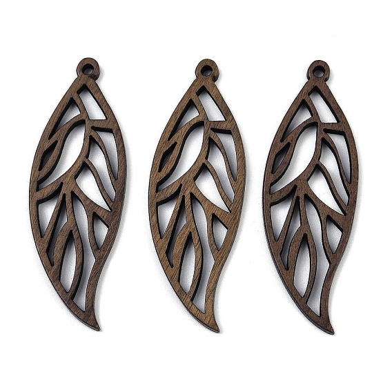 Подвески из орехового дерева, лист