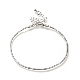 Латунные змея цепи браслеты