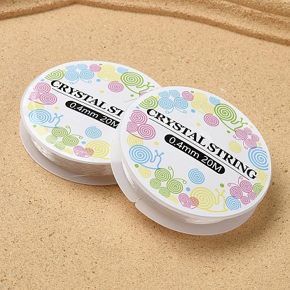 Круглая эластичная кристаллическая нить, шнур из эластичной нити, для изготовления украшений из бисера