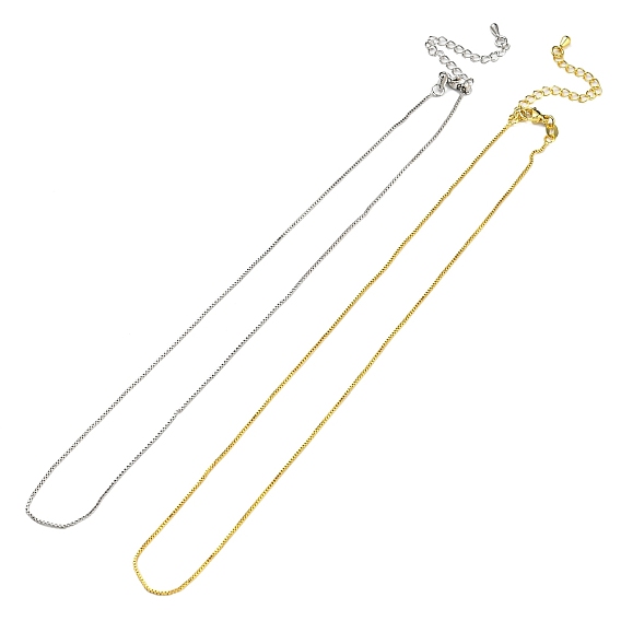 Долговечные женские ожерелья-цепочки из латуни с покрытием, без кадмия и без свинца