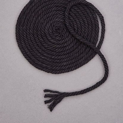 Macrame Cotton Cord, Twisted Cotton Rope, for Wall Hanging, Crafts, Gift Wrapping
