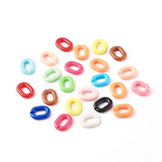 Акриловые связей кольца, разъемы для быстрой связи, для изготовления ювелирных кабельных цепей