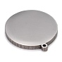 304 Stainless Steel Pendants, Stamping Blank Tag, Flat Round