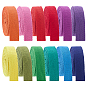 12 рулоны 12 цветная поликоттоновая лента, для пошива аксессуаров