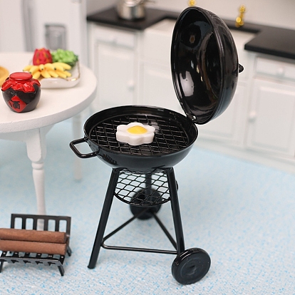 Мини-печь, миниатюрные украшения из сплава, аксессуары для домашнего кукольного домика с микро-ландшафтом, притворяясь опорными украшениями