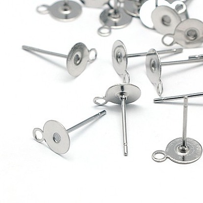 304 Stainless Steel Stud Earring Findings