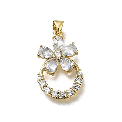 Латунные микро проложить кубического циркония подвески, , без кадмия и без свинца, стойки покрытие, долговечный