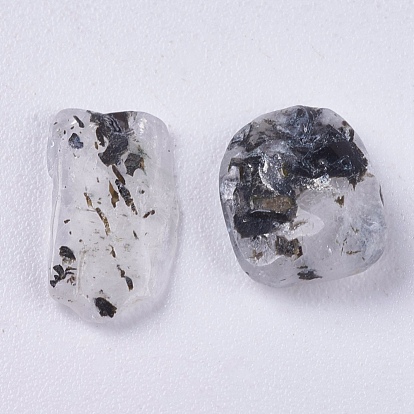 Natural Stone Chip Beads, No Hole/Undrilled