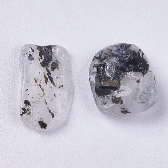 Natural Stone Chip Beads, No Hole/Undrilled