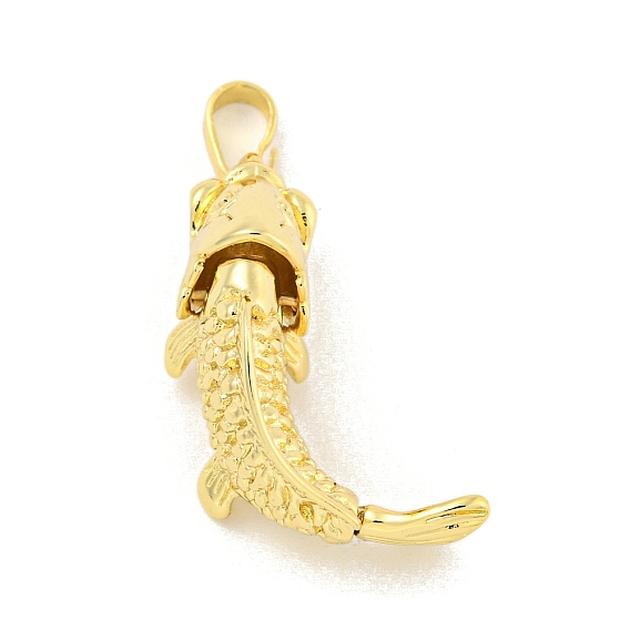 Стойки с подвесками из латуни в форме рыбы, с эмалью, долговечный