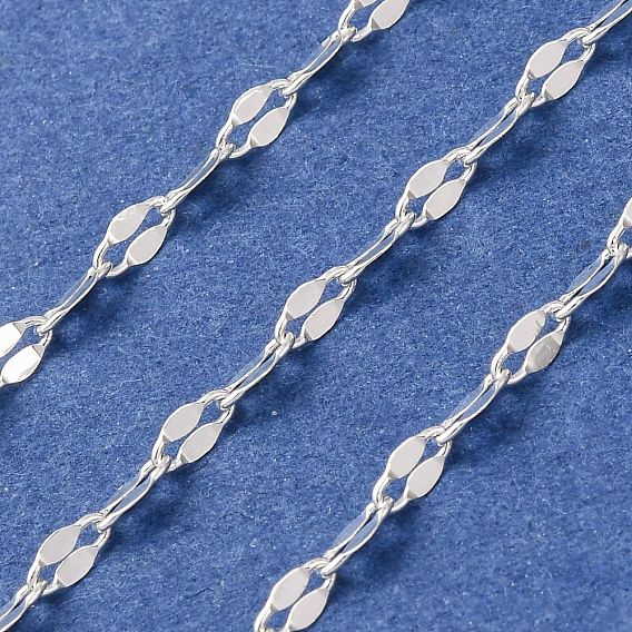 304 Stainless Steel Dapped Chains, Soldered, with Spool