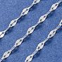 304 Stainless Steel Dapped Chains, Soldered, with Spool