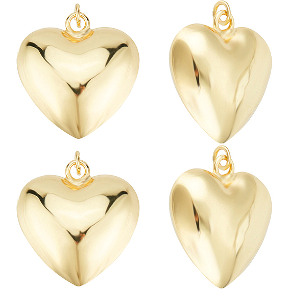 Кулоны из экологически чистой латуни, без кадмия и без свинца, с целью перехода в кольце, шарма сердца