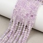 Natürliche Lavendel-Amethyst-Perlenstränge, facettiert, Runde