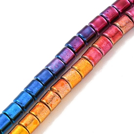 Baking Painted Synthetic Non-magnetic Hematite Beads Strands, Column