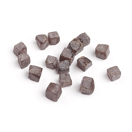 Natural Carnelian Beads, No Hole/Undrilled, Dyed & Heated, Frosted, Cube