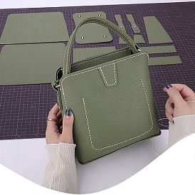 DIY Imitation Leather Lady Bag Making Kits, Handmade Shoulder Bags Sets for Beginners