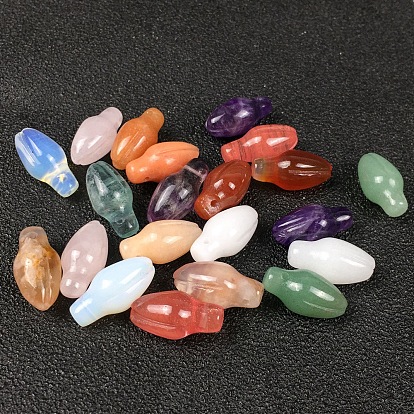 Gemstone Pendants, Flower Bud Charms