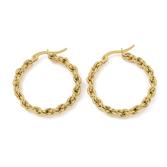 304 Stainless Steel Earrings for Women, Round
