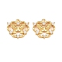 Pendentifs en laiton zircon cubique transparent, breloques fleurs et papillons
