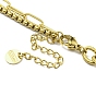 Ожерелье с подвеской «Сглаз» из эмали и смолы «хамса» с фианитами, с ионным покрытием(ip) 304 цепи из нержавеющей стали