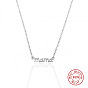 Chic and Versatile S925 Sterling Silver Mama Necklace for Mother's Day Gift