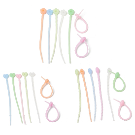 Светящиеся силиконовые кабельные стяжки