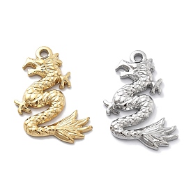 Вакуумное покрытие pvd 304 подвески из нержавеющей стали, очарование дракона