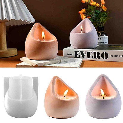 Силиконовые формы, формы для подсвечников, формы для литья гипсовой смолы, слеза