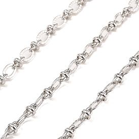 304 Stainless Steel Oval Link Chains, Soldered