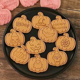 Halloween Plastic Cookie Candy Food Cutters Molds, for DIY, Kitchen, Baking, Kids Birthday Party Supplies Favors