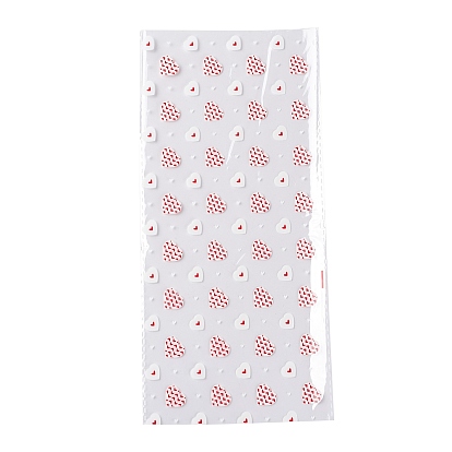 OPP пластиковые пакеты для хранения, День Святого Валентина тема, для упаковки конфет, прямоугольные