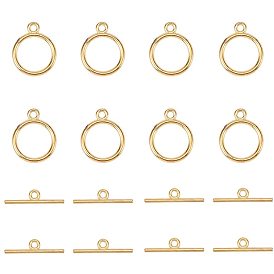 Застежки тоггл в тибетском стиле , плоско-круглые, без кадмия, без никеля и без свинца