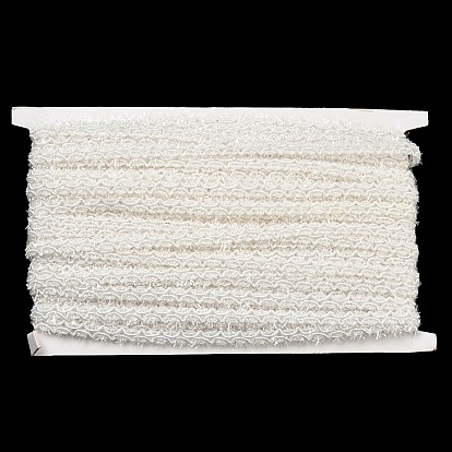 Bordure en dentelle ondulée en polyester, pour rideau, décoration textile pour la maison