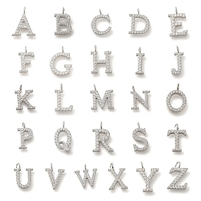 304 микро нержавеющей стали прокладывать Цирконом подвески, подвески с буквой az~z