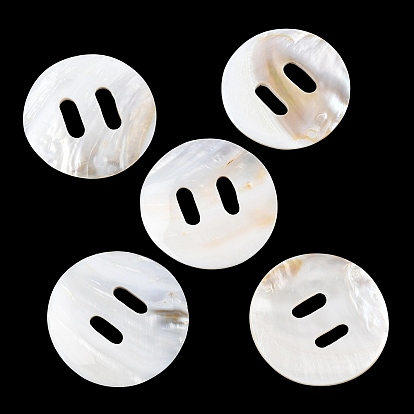 Естественных пресноводных стеклянные бусы, диск